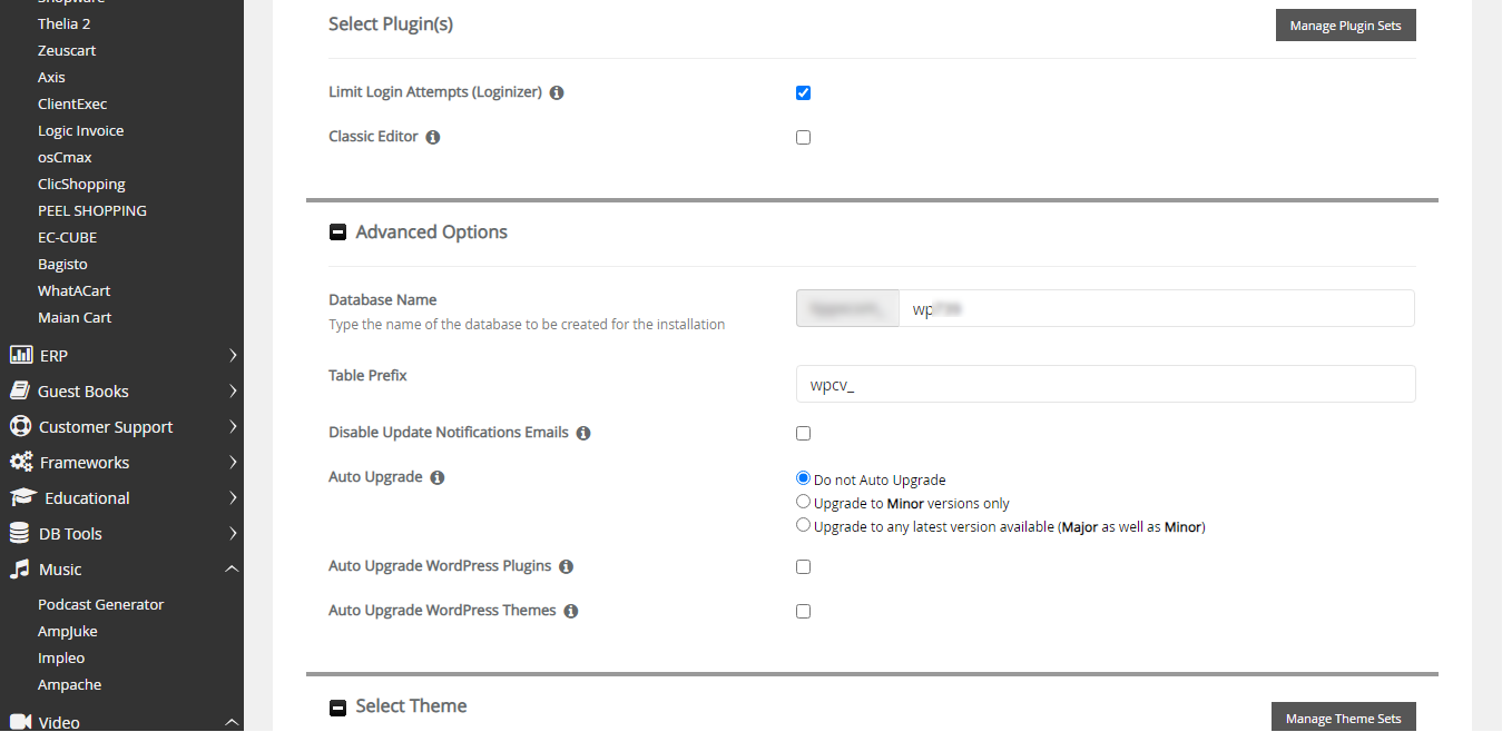 WordPress Installation page 3