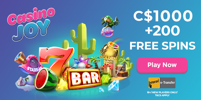 Casino Joy Welcome offer