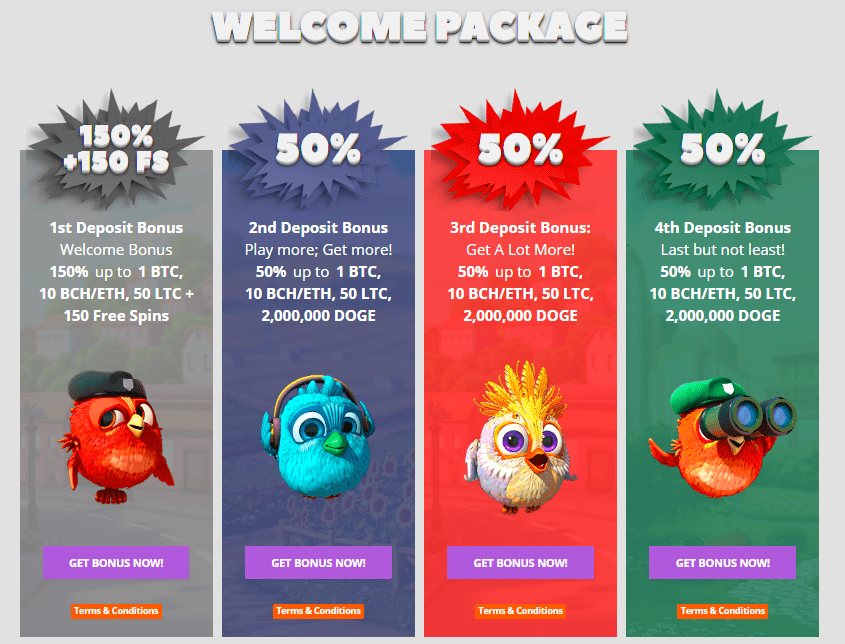 CryptoWild Casino Welcome Package