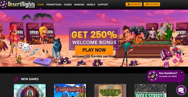 Desert Nights Casino Printscreen
