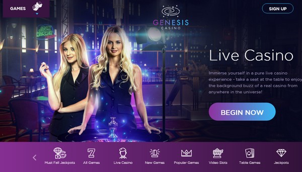 Genesis casino welcome bonus