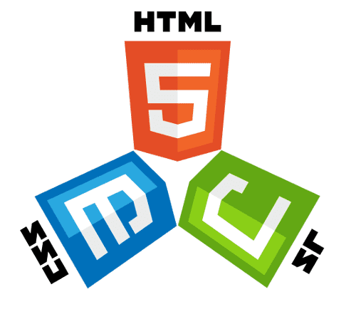 Html, css, js logos
