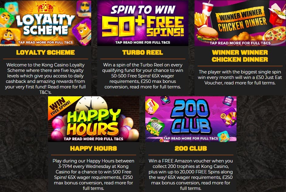 Kong Casino Promotions