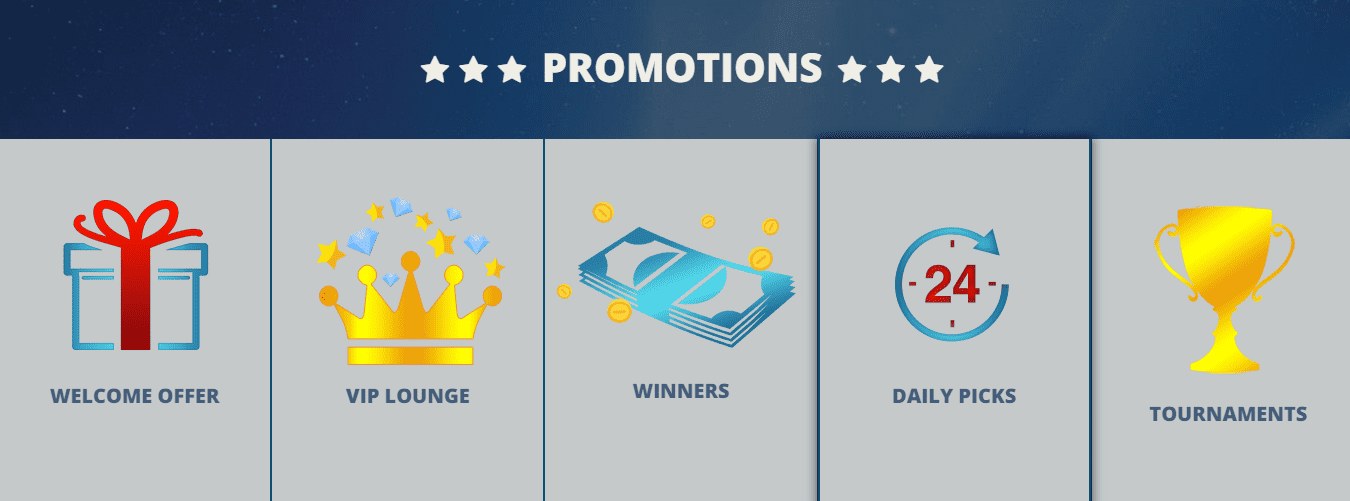 Luna Casino Promotions printscreen