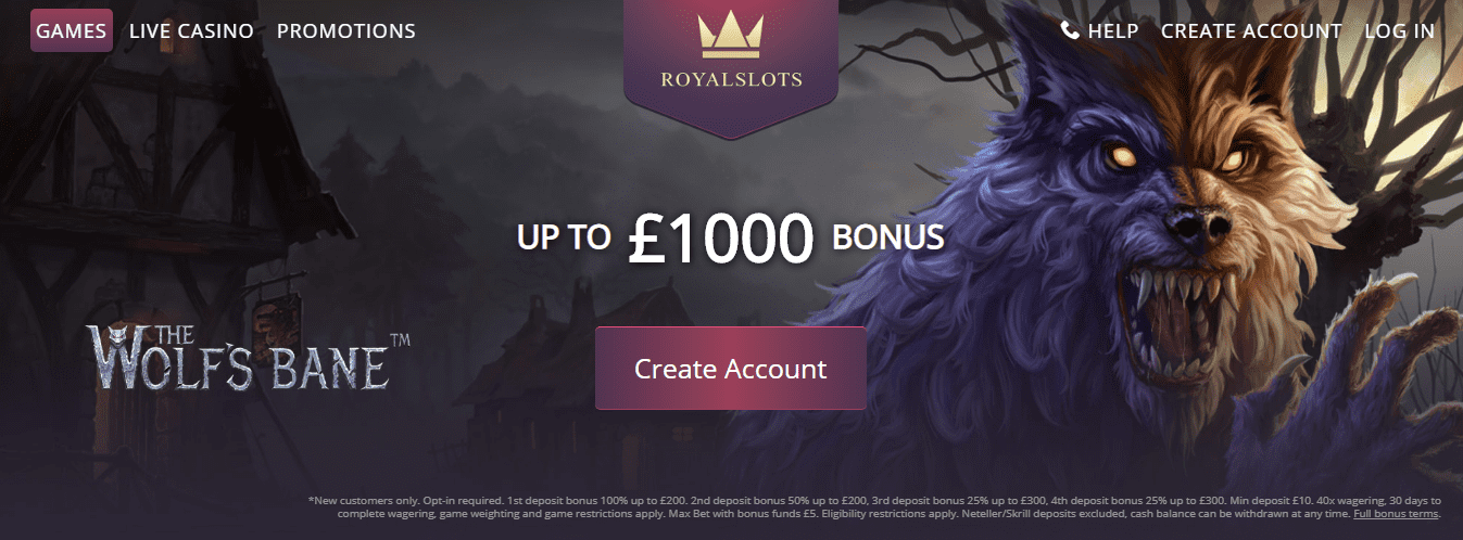 Royal Slots Printscreen